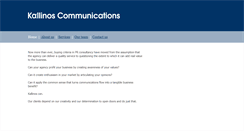 Desktop Screenshot of kallinos.com